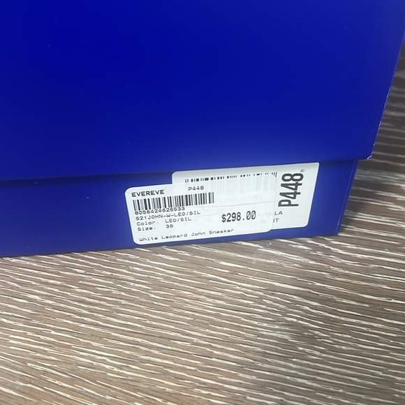 P448 John-w-Leo/sil sneakers - Picture 6 of 7